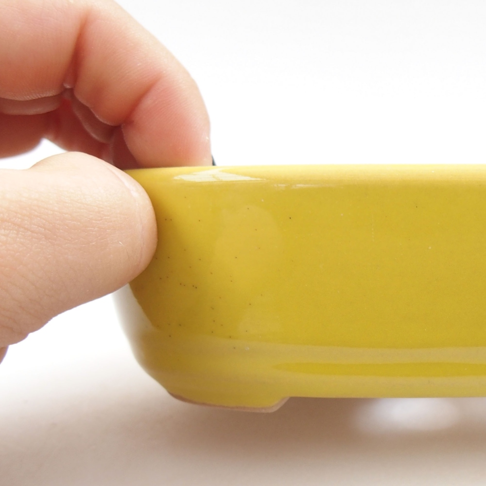 Cuenco bonsái de cerámica 22 x 17 x 5 cm, verde