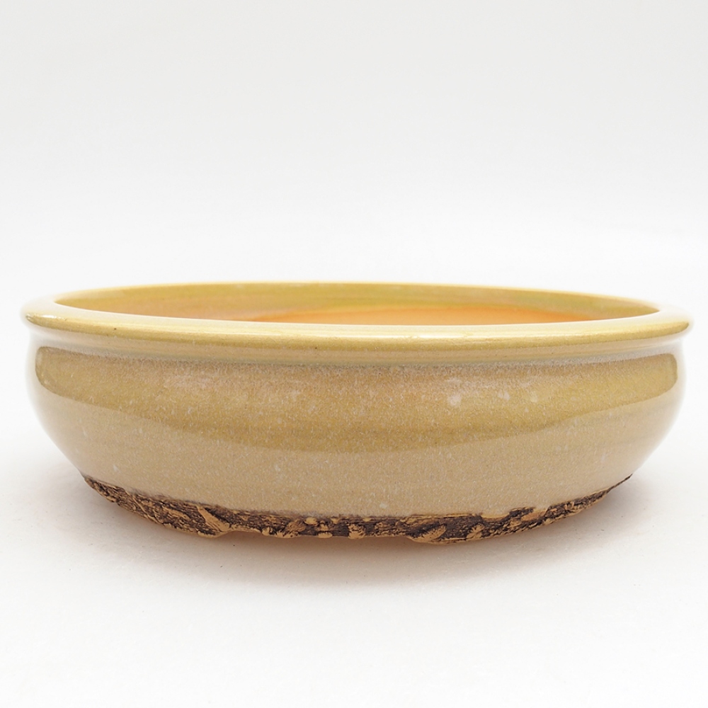 Cuenco bonsái de cerámica 18 x 18 x 5 cm, verde