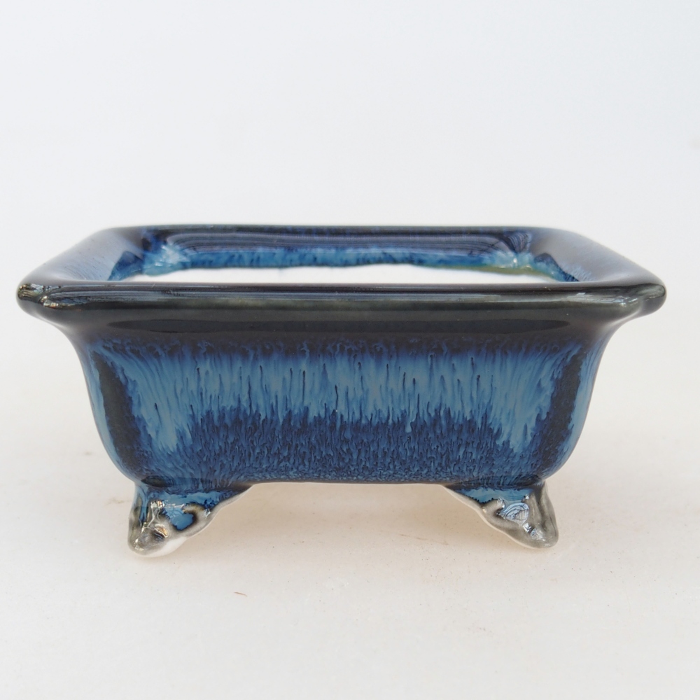 Mini cuenco bonsái 7 x 5,5 x 3 cm, color azul