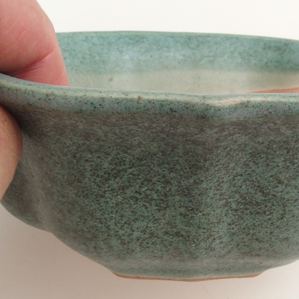 Cuenco bonsái H06 - 14,5 x 14,5 x 5 cm - verde