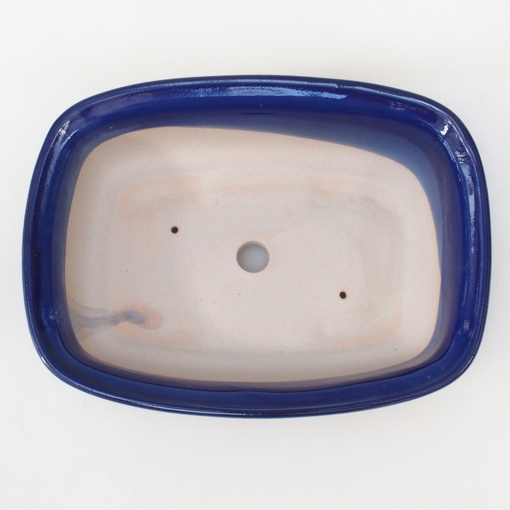 Cuenco bonsái H09 - 30 x 23 x 7,5 cm - azul