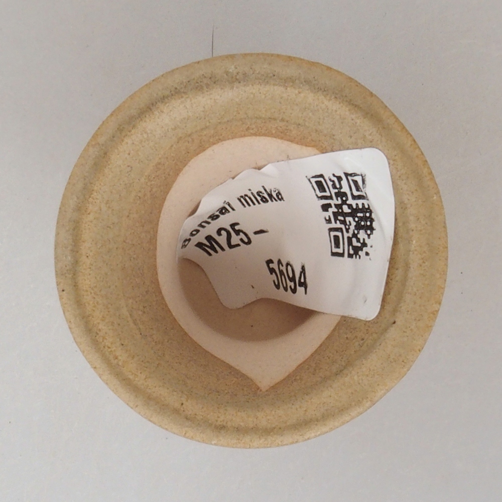 Cuenco mini bonsái 4 x 4 x 4 cm, marrón