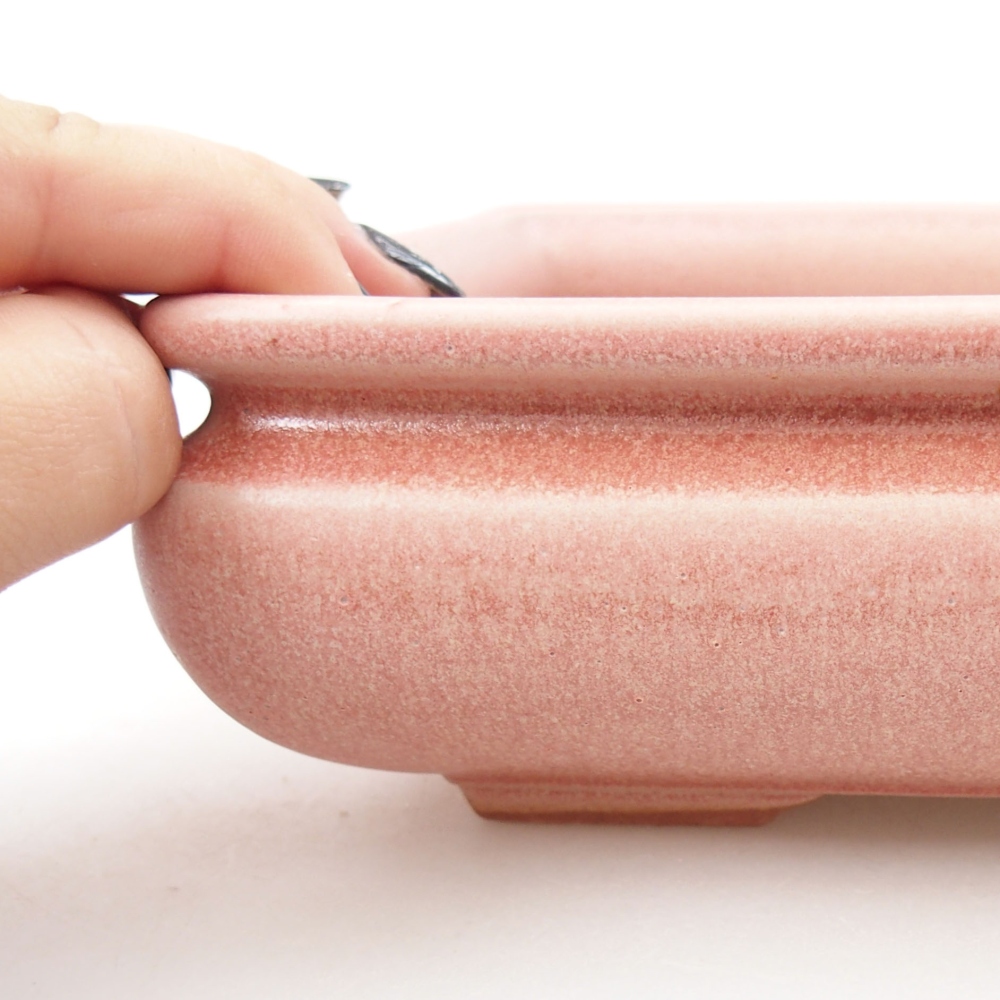 Cuenco bonsái de cerámica 22 x 17 x 5 cm, verde