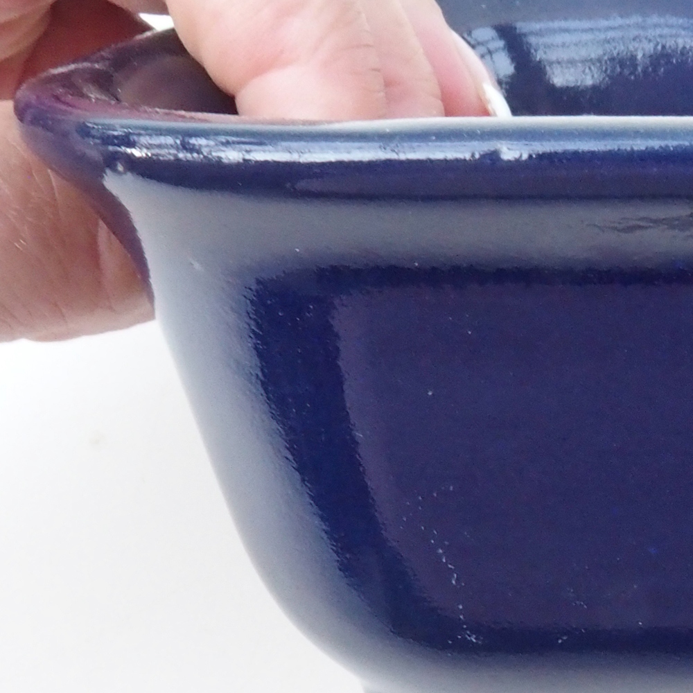 Cuenco bonsái H38 - 12 x 10 x 5,5 cm - azul