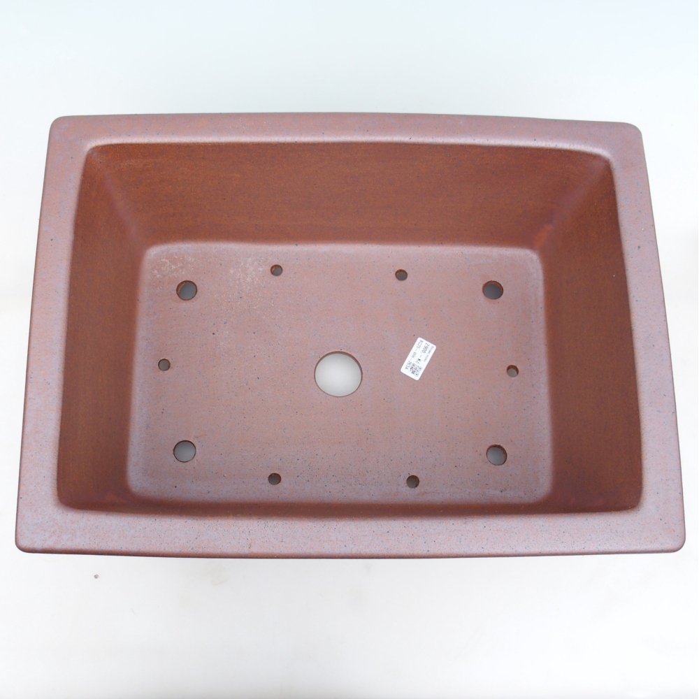 Cuenco bonsái de cerámica 51 x 37,5 x 20 cm , color metal - SOLO RECOGIDA PERSONAL o transporte en palet