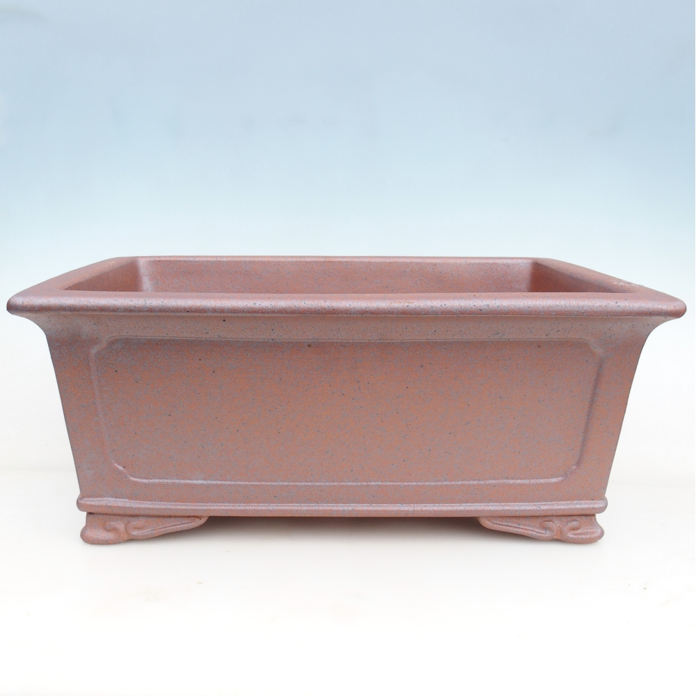 Cuenco bonsái de cerámica 51 x 38 x 21 cm , color metal - SOLO RECOGIDA PERSONAL o transporte en palet