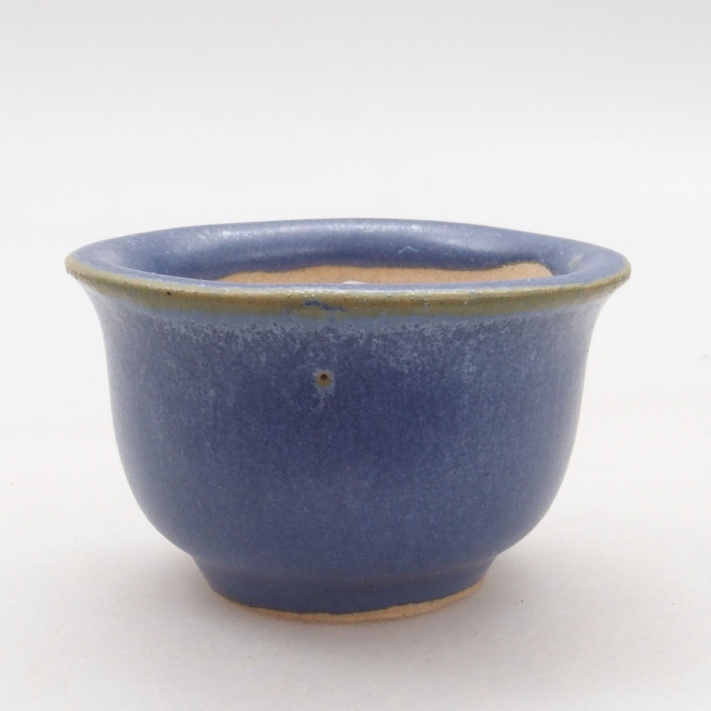 Cuenco mini bonsái 4,5 x 4,5 x 3 cm, color azul