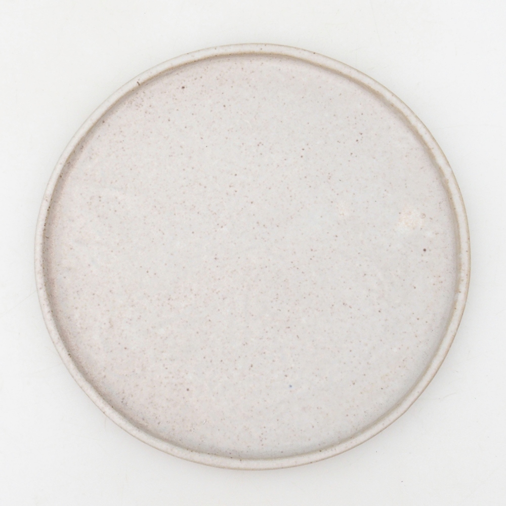 Consola redonda para bonsái D7-S - 16 x 16 x 1 cm - beige