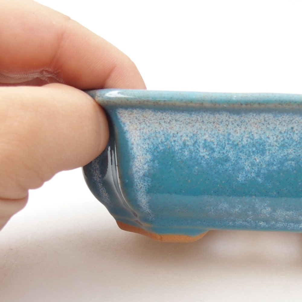 Cuenco bonsái de cerámica 22 x 17 x 5 cm, verde