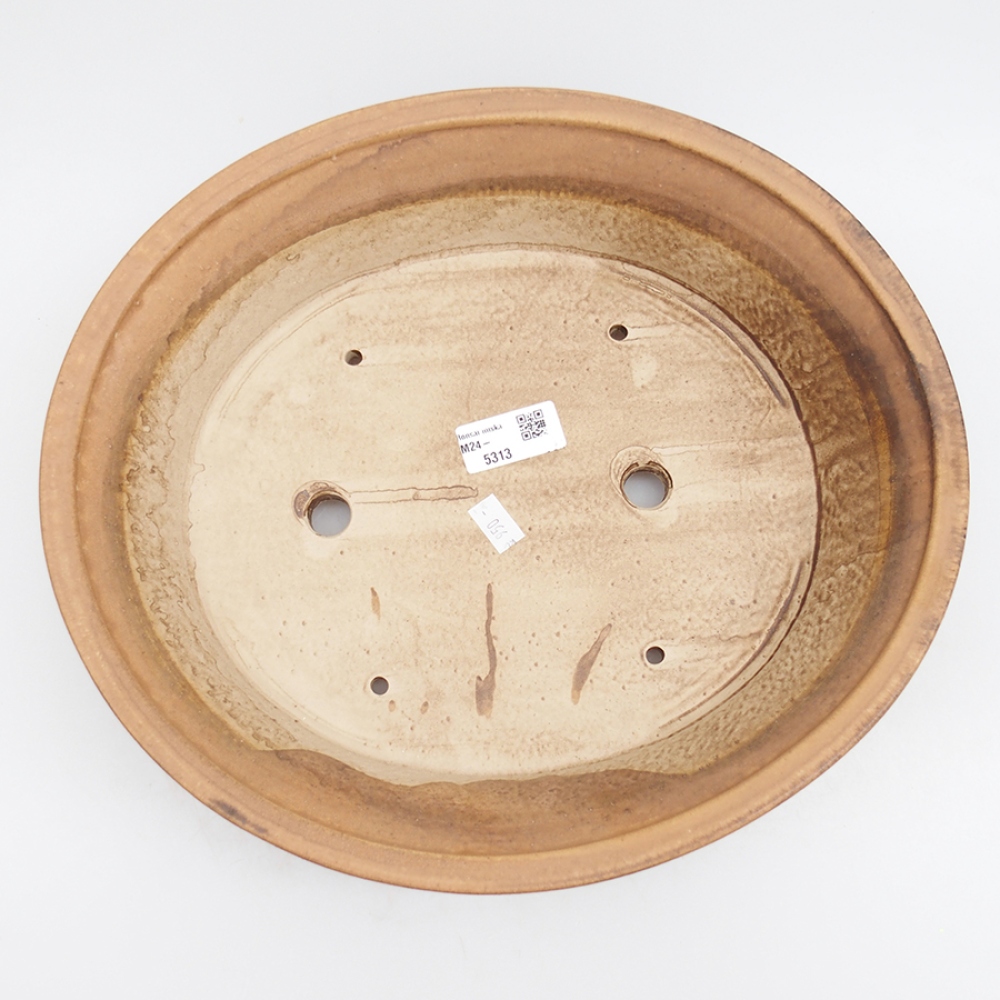 Cuenco bonsái de cerámica 32 x 29 x 7 cm, rosa