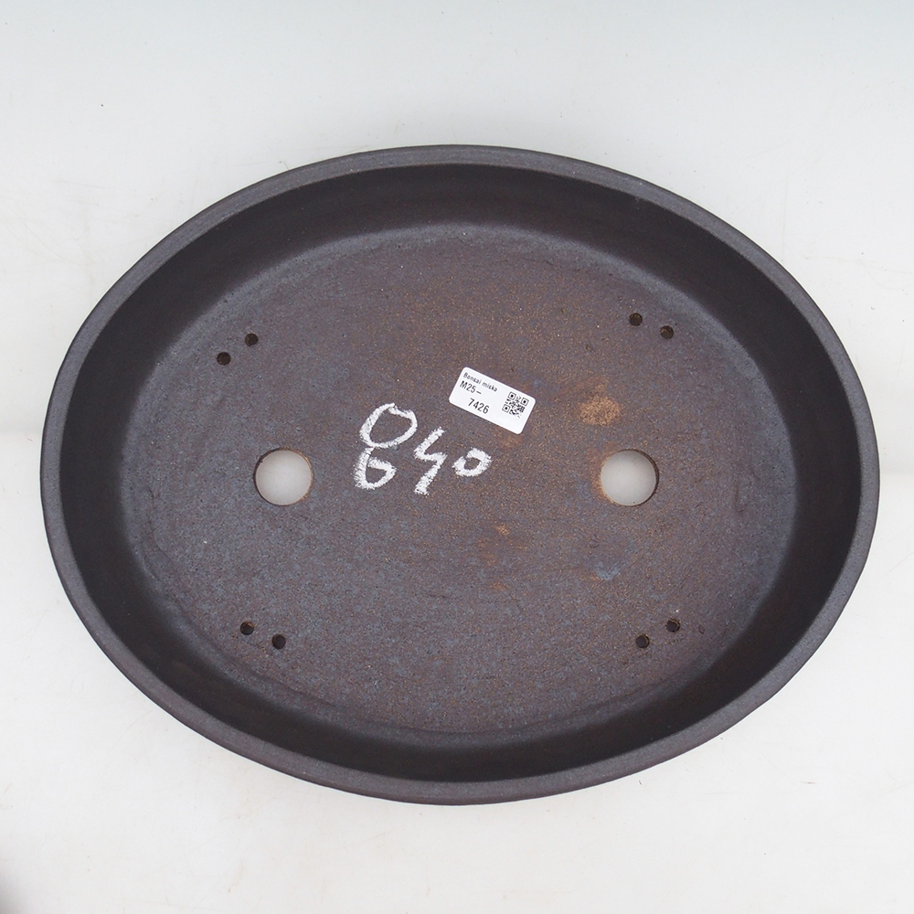 Cuenco bonsái 38,5 x 30,5 x 7,5 cm , color marrón