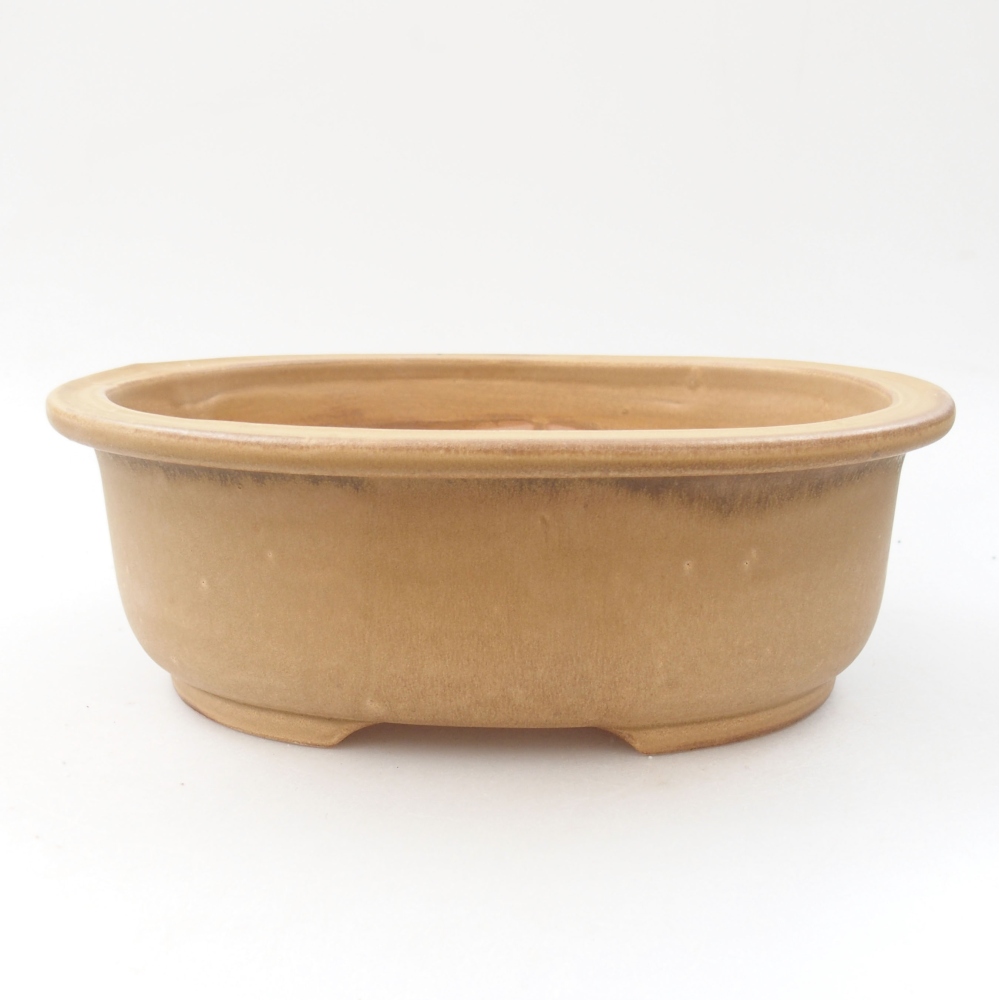 Cuenco bonsái de cerámica 23,5 x 19 x 8 cm, rosa