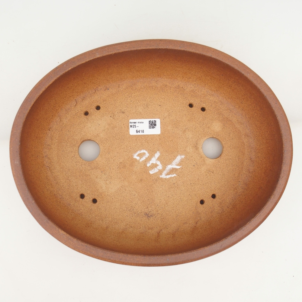 Cuenco bonsái 32,5 x 26 x 9 cm , color marrón