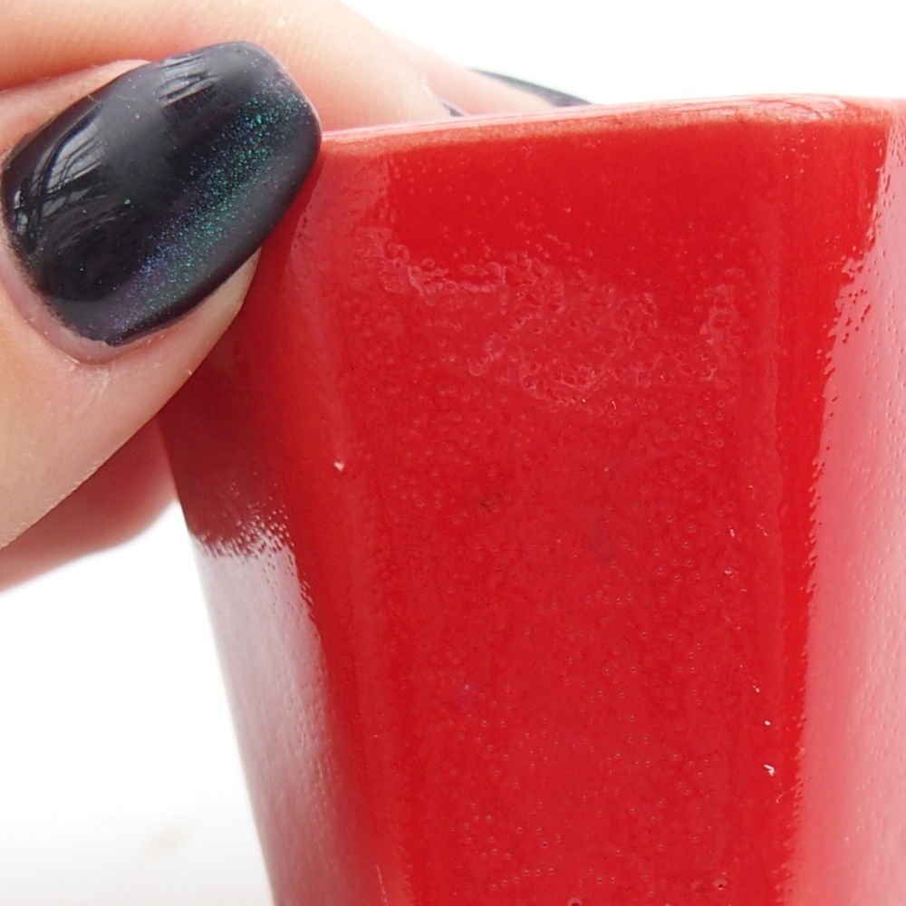 Mini cuenco bonsái 5,5 x 5 x 5 cm, color rojo