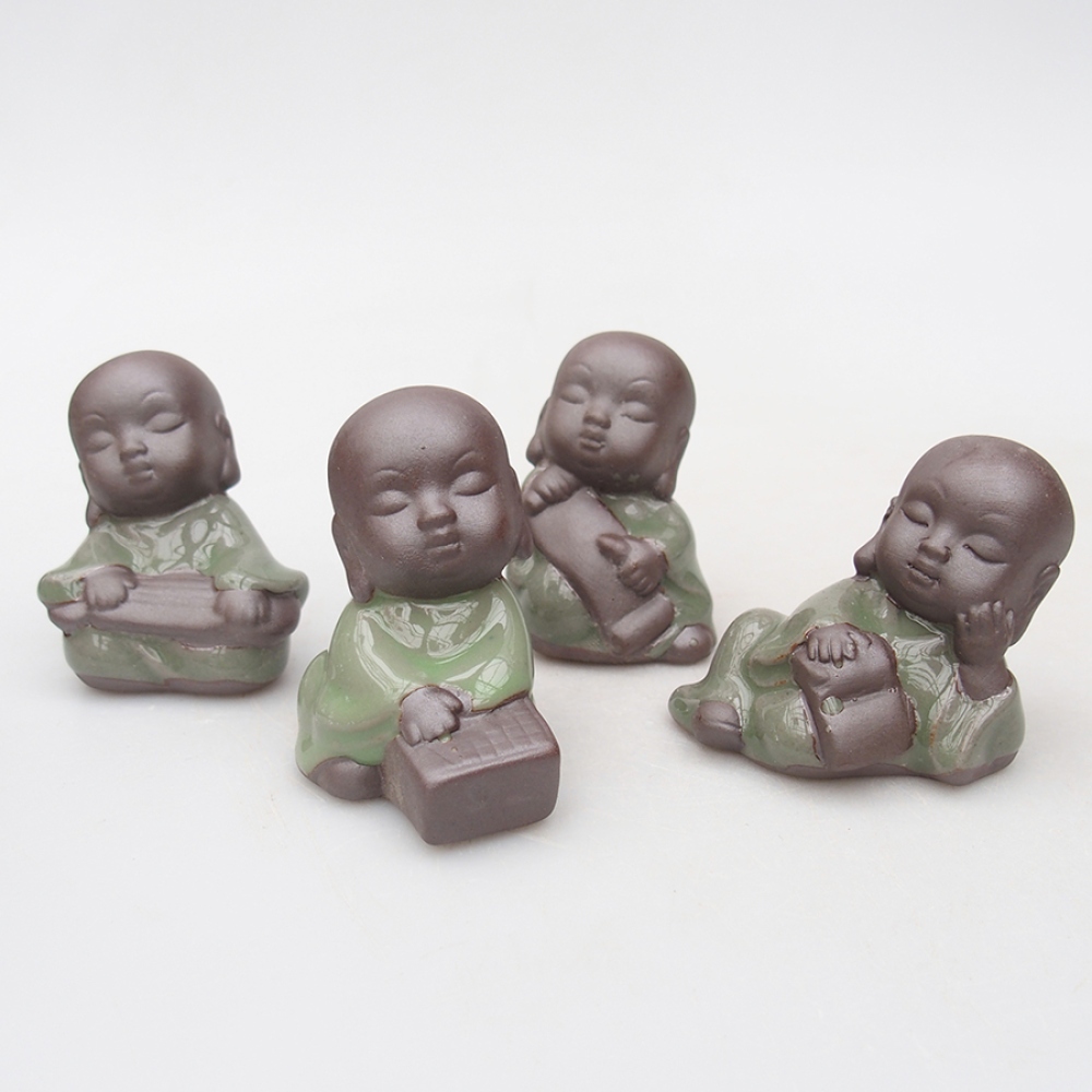 Figurita de cerámica 4pcs