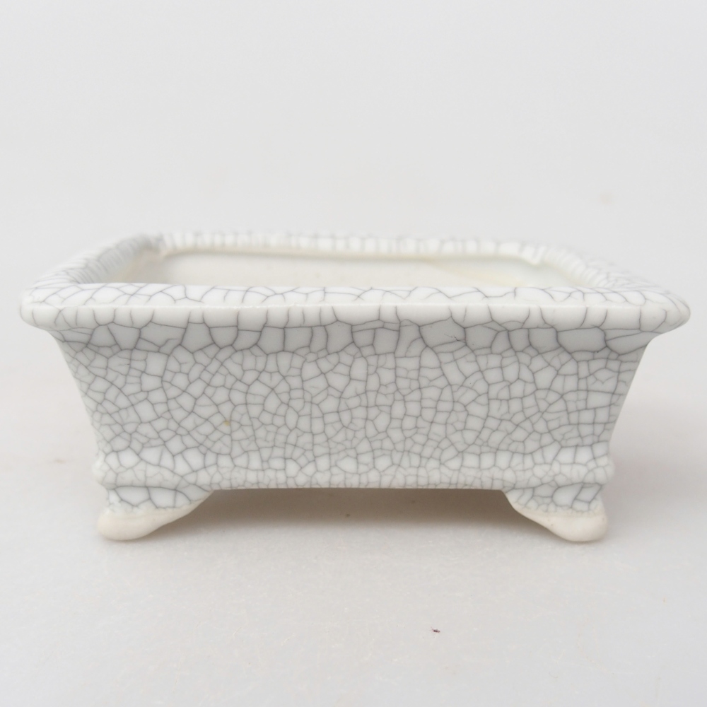 Mini cuenco bonsái 8 x 6,5 x 3,5 cm, color raku