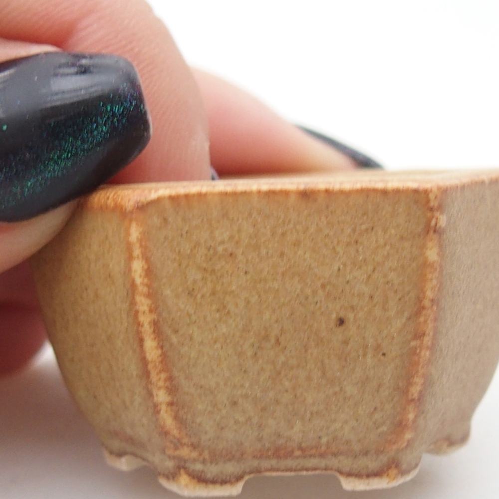 Cuenco mini bonsái 4 x 3,5 x 2 cm, marrón