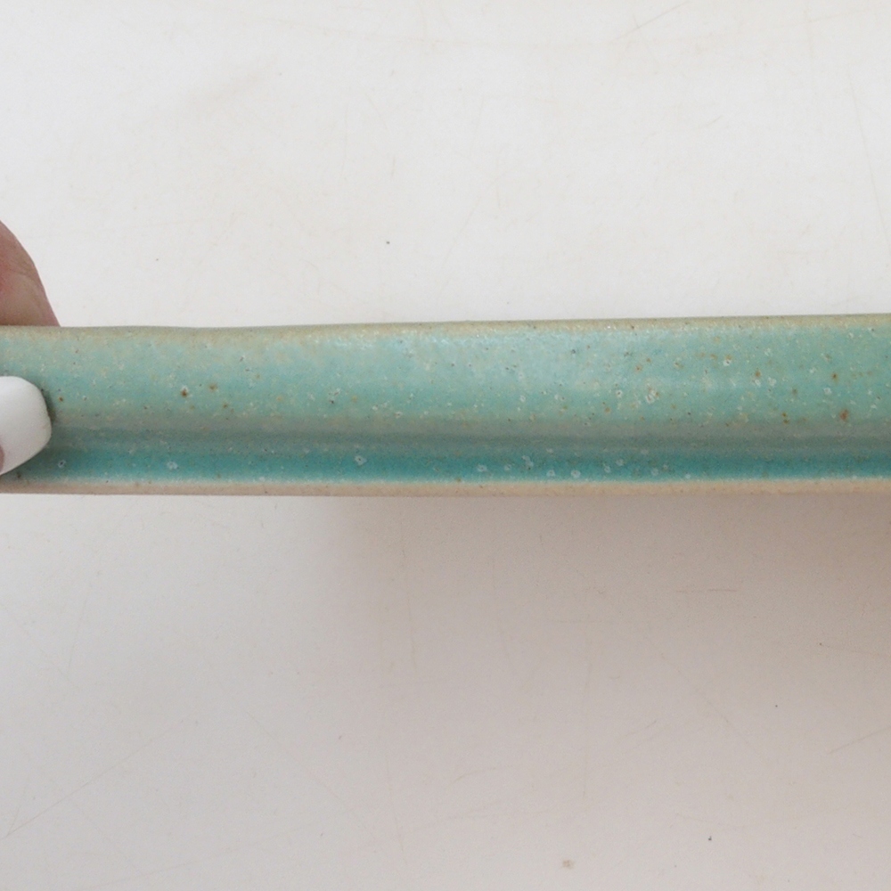 Platillo bonsái rectángulo 22,5 x 17 x 1,5 cm - verde