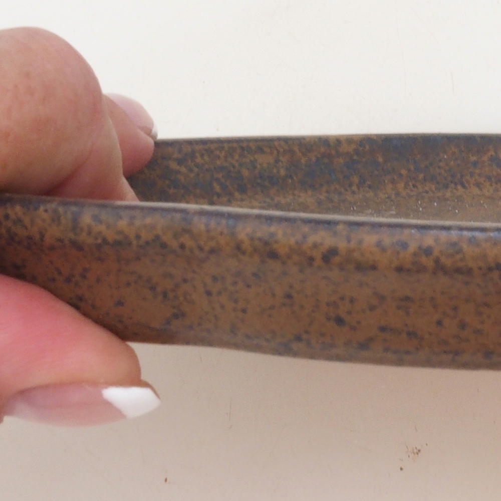 Cuenco de cerámica H75 - 18,5 x 13 x 1,5 cm - marrón