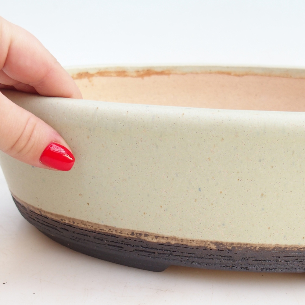 Cuenco bonsái 33 x 25 x 9 cm , color verde