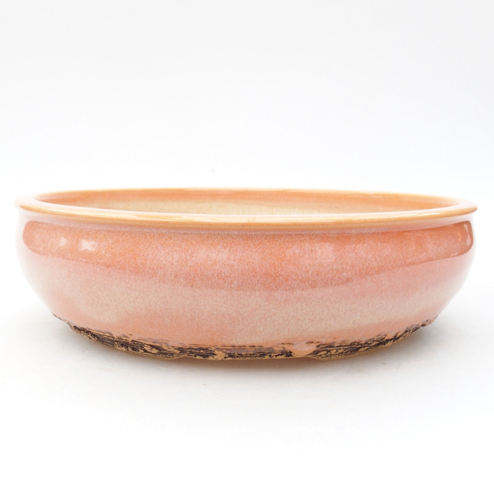 Cuenco bonsái de cerámica 20 x 20 x 5,5 cm, rosa