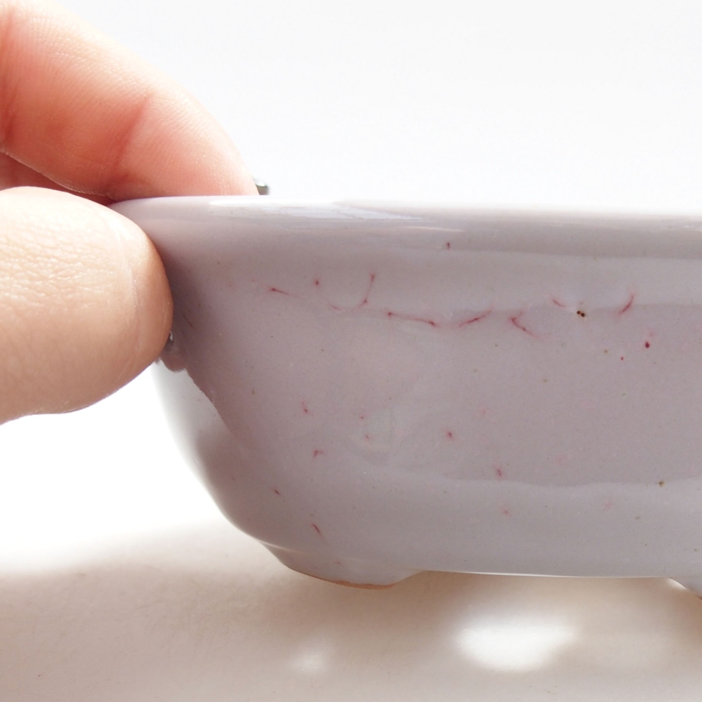 Cuenco bonsái de cerámica 22 x 17 x 5 cm, verde