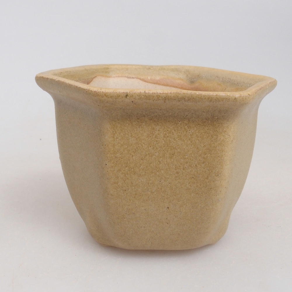 Mini cuenco bonsái 7 x 7 x 5 cm, marrón