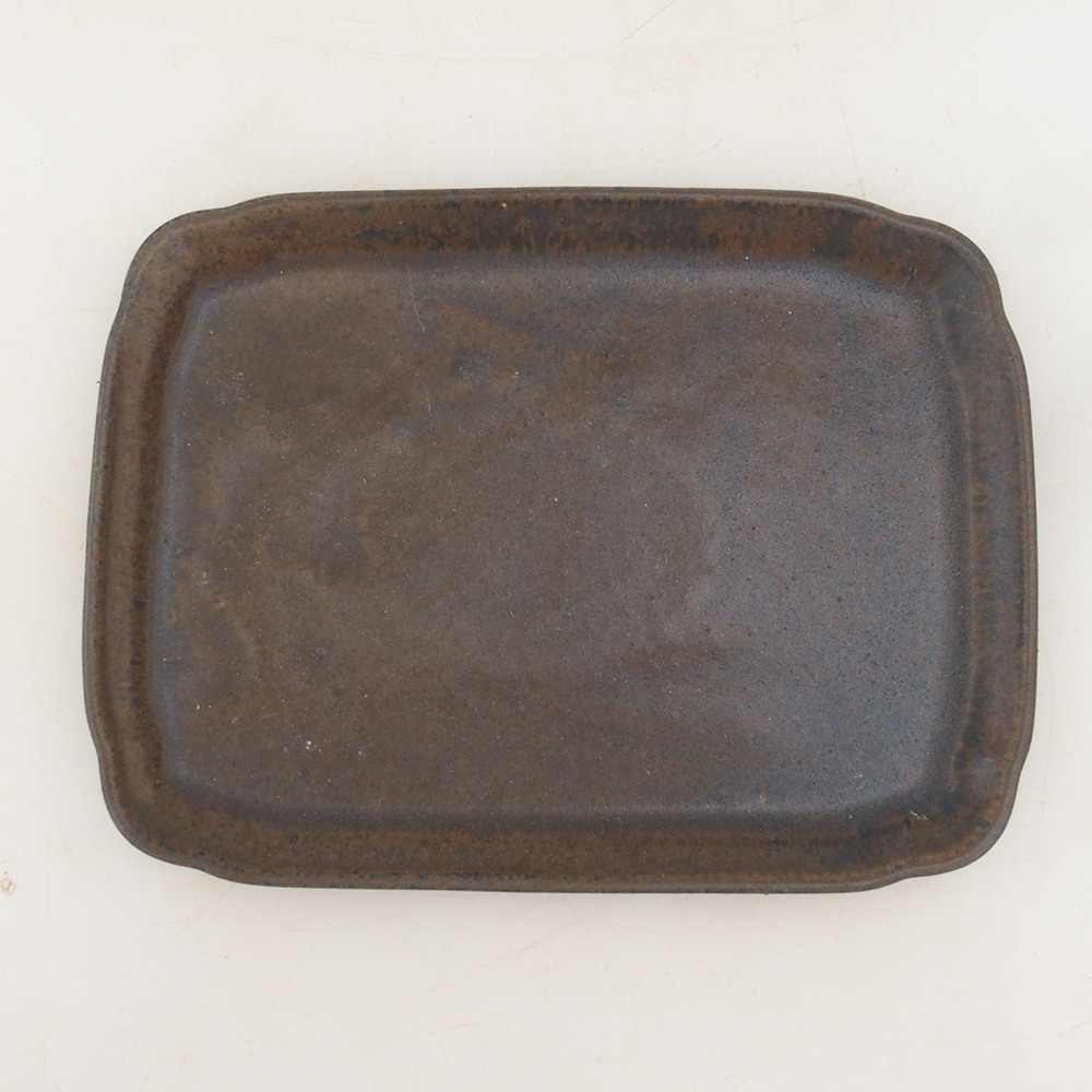 Cuenco de cerámica H50 - 18 x 13 x 1 cm - marrón