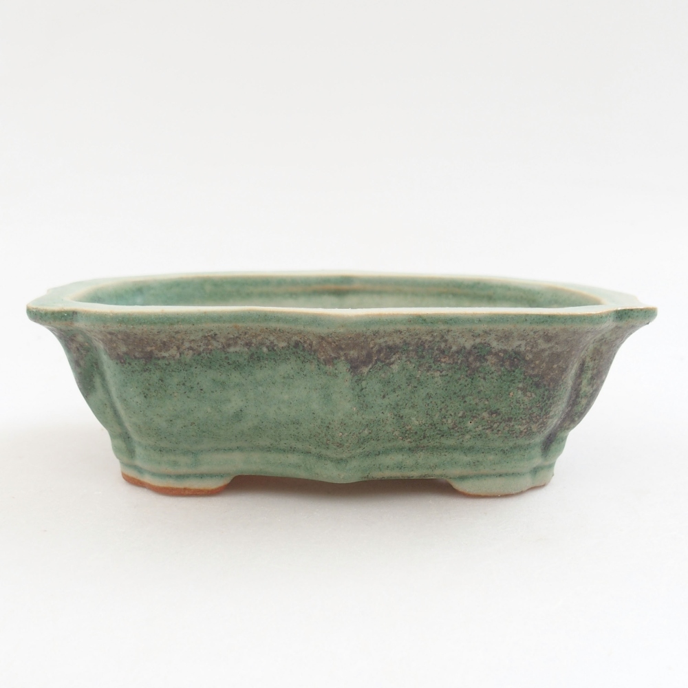 Cuenco bonsái de cerámica 22 x 17 x 5 cm, verde