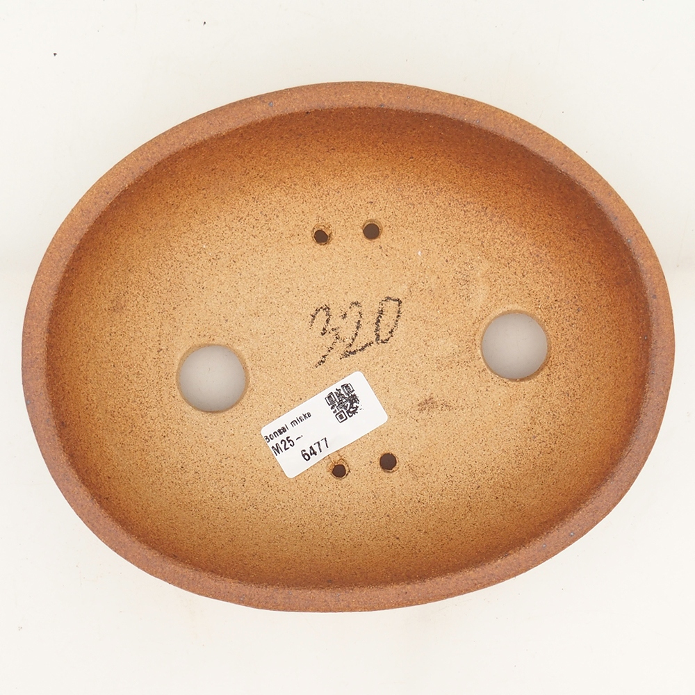 Cuenco bonsái 20 x 16 x 5,5 cm , color marrón