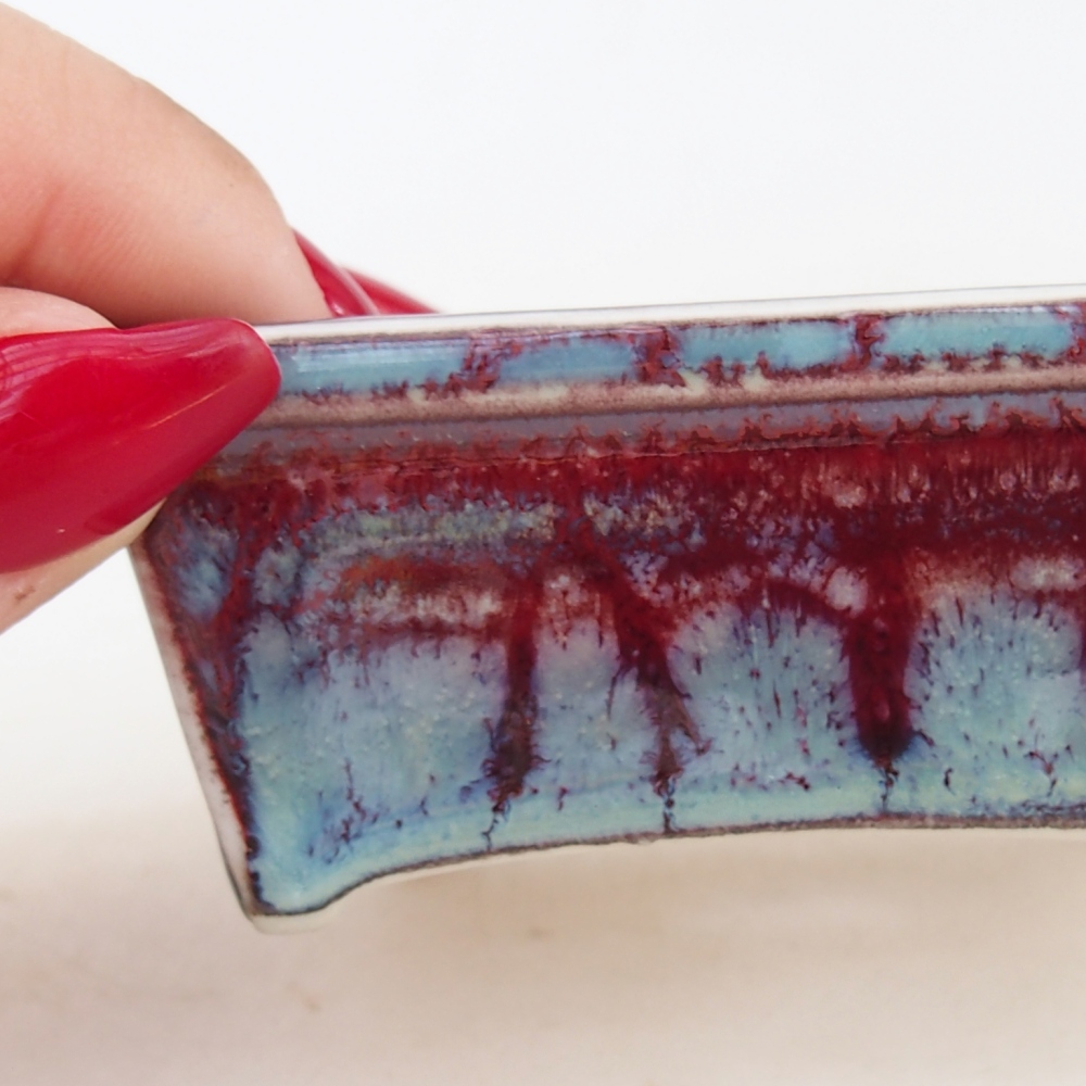 Cuenco mini bonsái 7,5 x 6 x 3 cm, burdeos