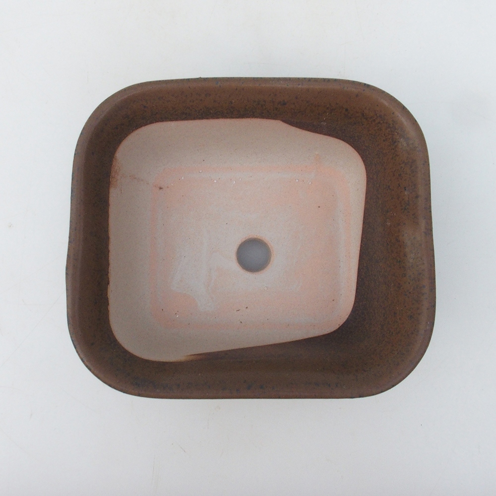 Cuenco bonsái H37 - 14,5 x 13 x 6,5 cm - marrón