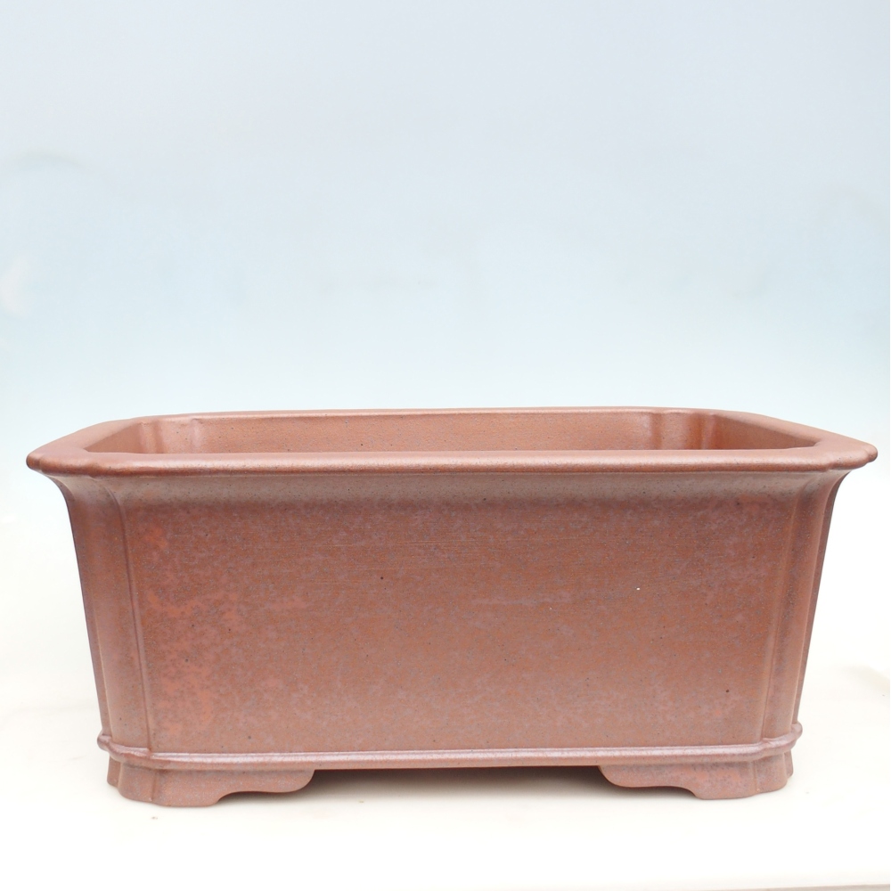 Cuenco bonsái de cerámica 61,5 x 47,5 x 26 cm , color metal - SOLO RECOGIDA PERSONAL o transporte en palet