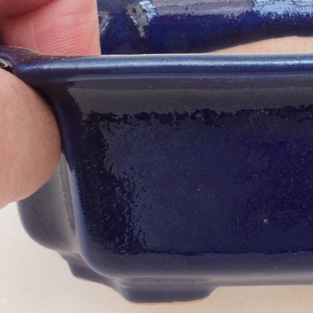 Cuenco bonsái H01 - 12 x 9 x 5 cm - azul