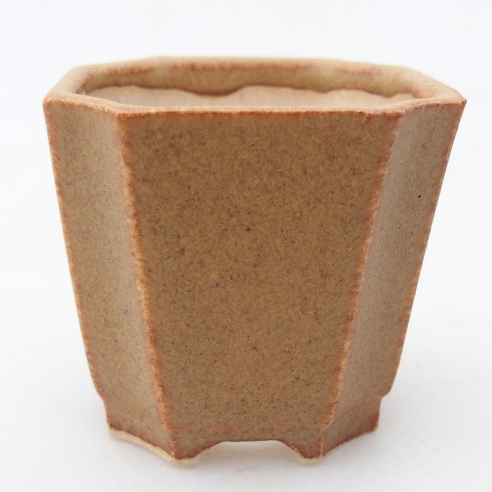 Cuenco mini bonsái 4,5 x 4,5 x 4 cm, marrón