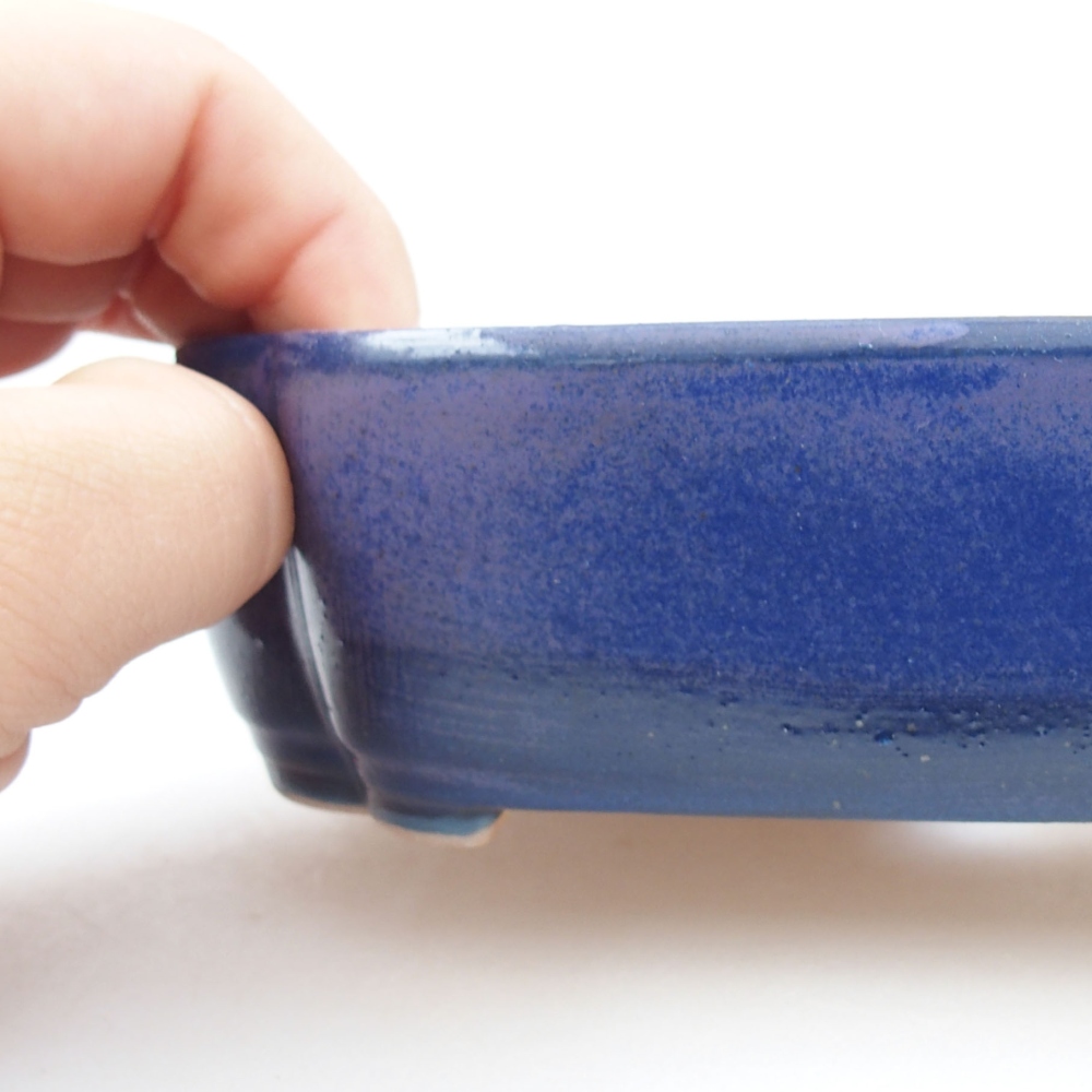 Cuenco bonsái de cerámica 22 x 17 x 5 cm, verde