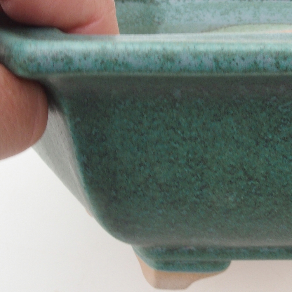 Cuenco bonsái H53 - 19 x 21,5 x 7 cm - verde