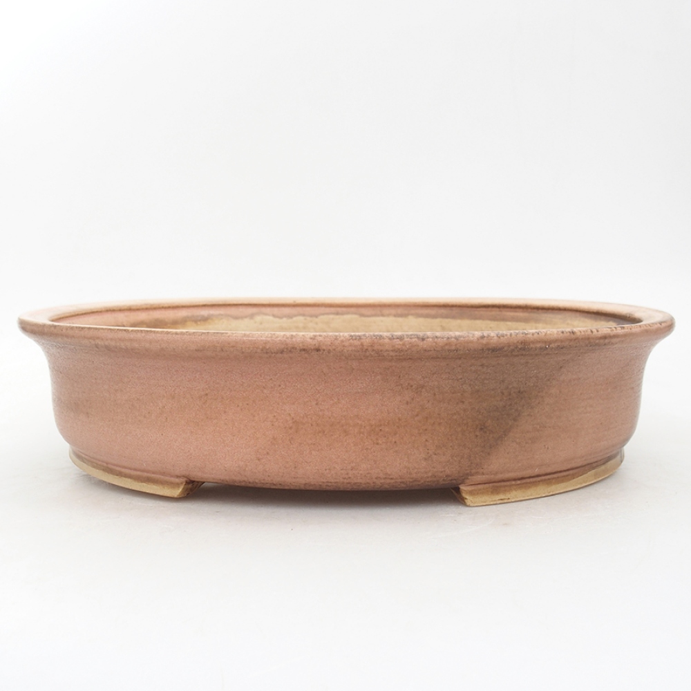 Cuenco bonsái de cerámica 26 x 23,5 x 6 cm, rosa