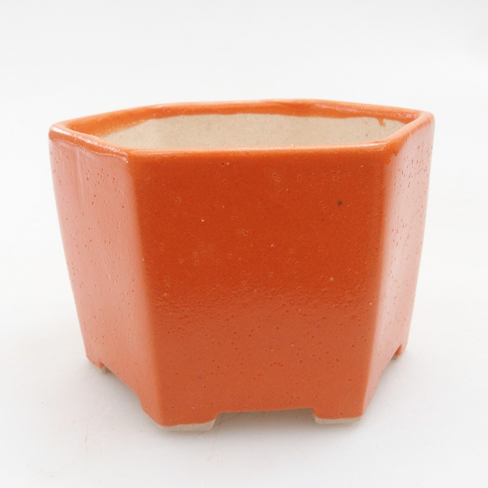Cuenco mini bonsái 6,5 x 6 x 4,5 cm, naranja