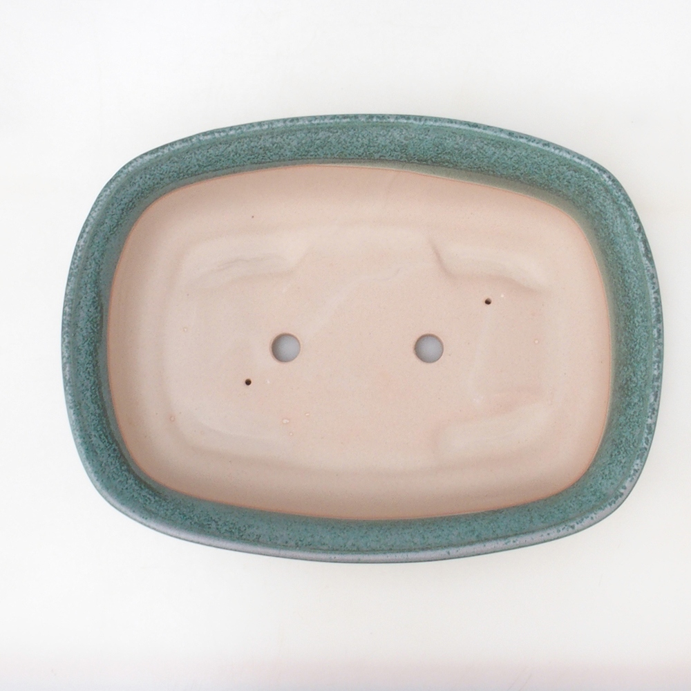 Cuenco bonsái H10 - 37 x 28 x 9 cm - verde