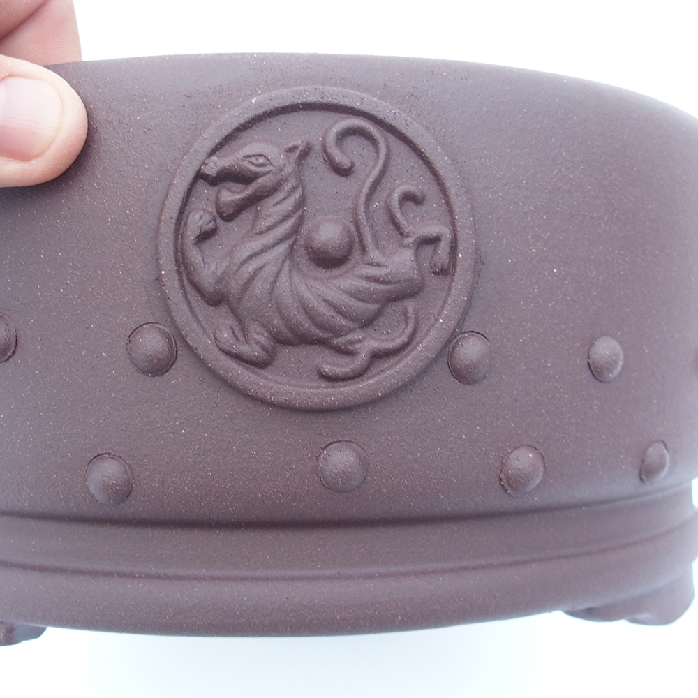 Cuenco 25 x 25 x 11,5 cm marrón