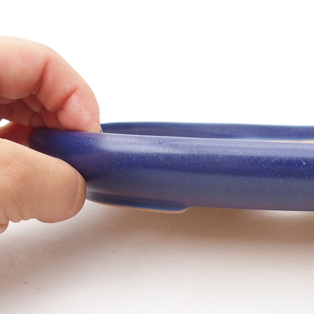 Cuenco bonsái de cerámica 22 x 17 x 5 cm, verde