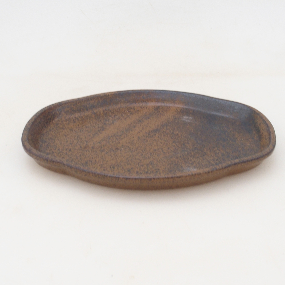 Cuenco de cerámica H02 - 17,5 x 12 x 1 cm - marrón