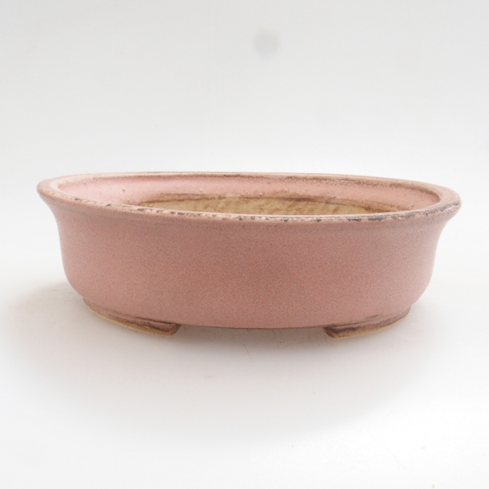 Cuenco bonsái de cerámica 10 x 8,5 x 4 cm, marrón