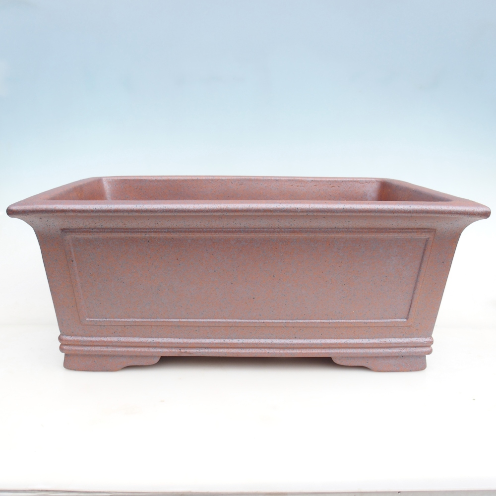 Cuenco bonsái de cerámica 52 x 37 x 20 cm , color metal - SOLO RECOGIDA PERSONAL o transporte en palet