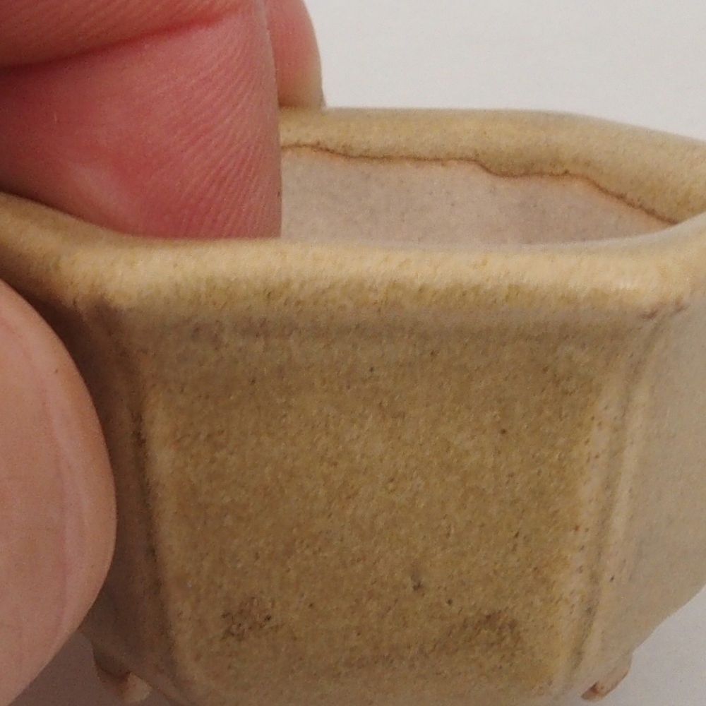 Cuenco mini bonsái 5 x 4,5 x 3 cm, marrón