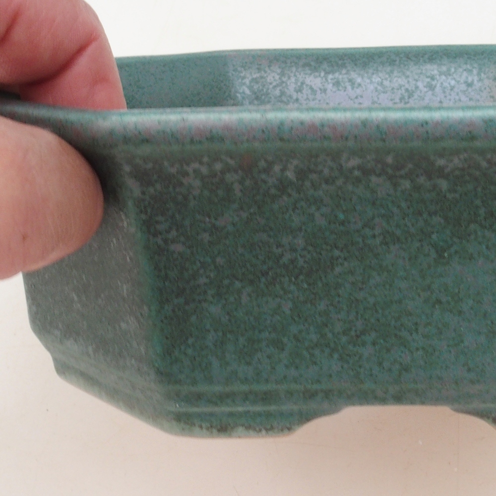 Cuenco bonsái H14 - 17,5 x 17,5 x 6 - verde