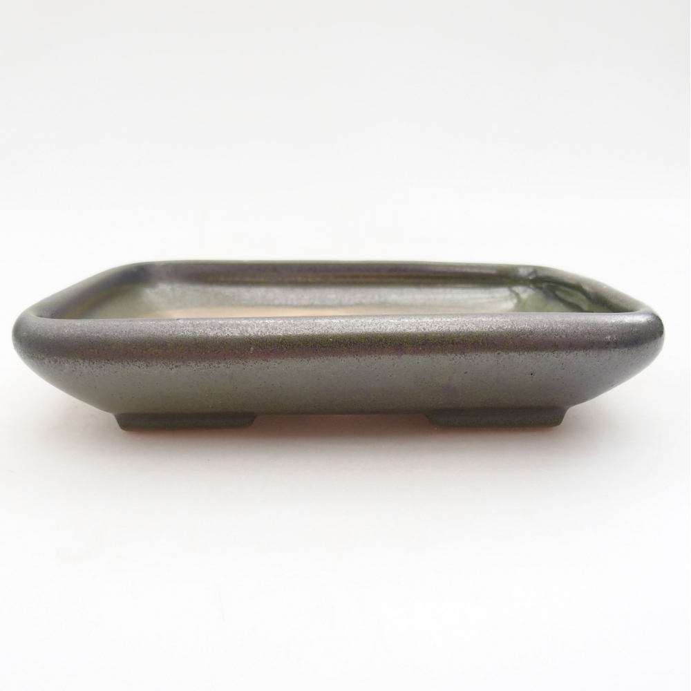 Cuenco bonsái de cerámica 17 x 14 x 3,5 cm, verde