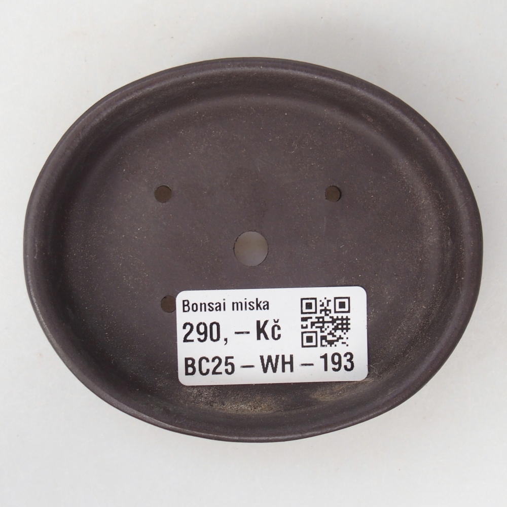 Cuenco mini bonsái 9 x 7,5 x 2 cm, marrón