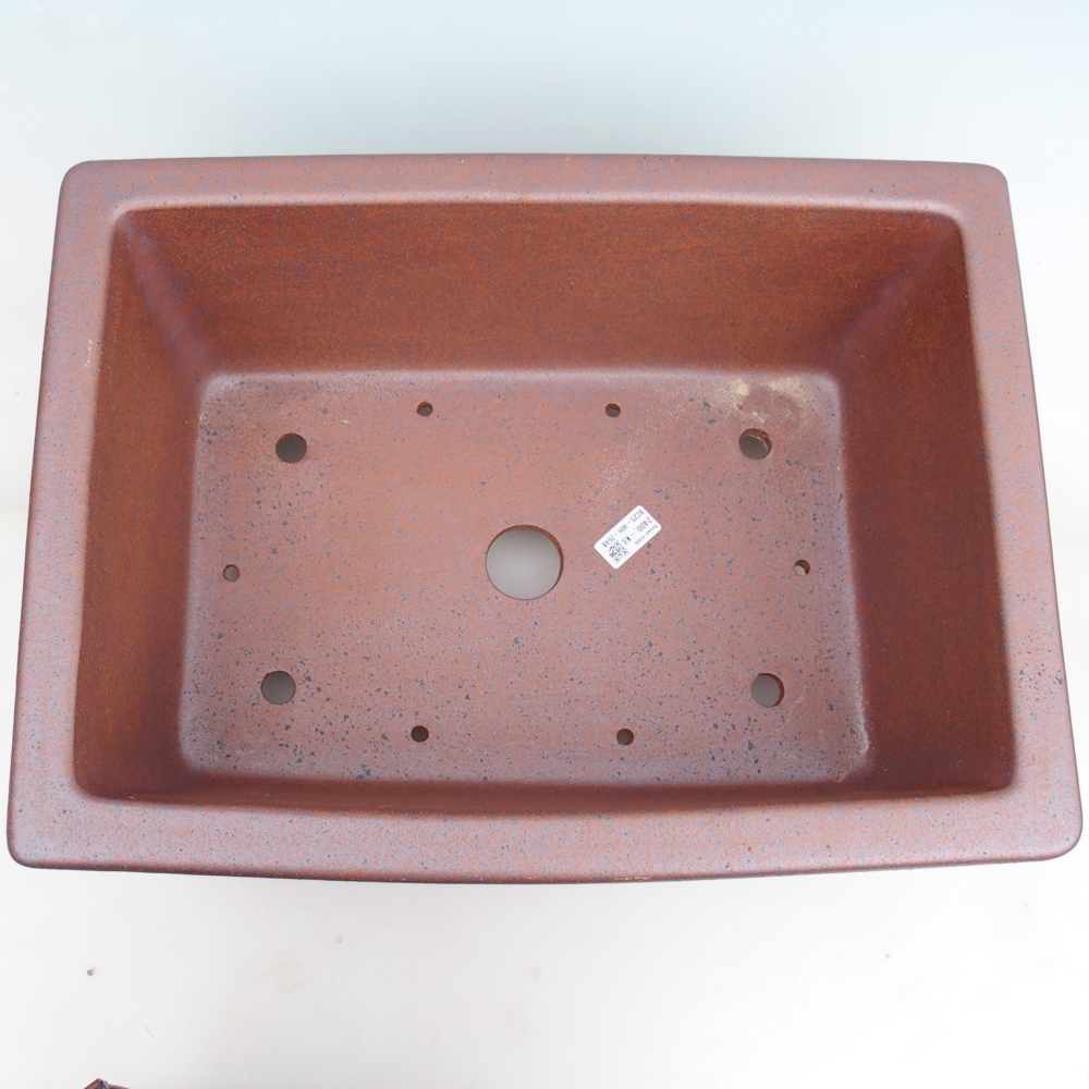 Cuenco bonsái de cerámica 51 x 38 x 21 cm , color metal - SOLO RECOGIDA PERSONAL o transporte en palet